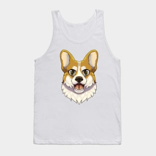 Bicolor Corgi Tank Top